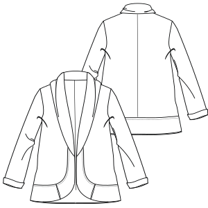 Fashion sewing patterns for Coat 7009